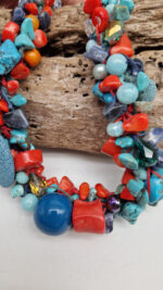 Naszyjnik Pomarańcze w Turkusach - obrazek 6