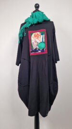 Sukienka Kwiaty i Kropka XL