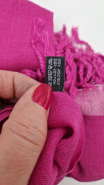 Szal Bella Madżenta - obrazek 5