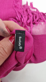 Szal Bella Madżenta - obrazek 6