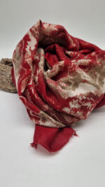 Szal Bordo Serpente - obrazek 11