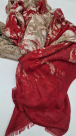 Szal Bordo Serpente - obrazek 4