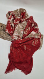 Szal Bordo Serpente - obrazek 5