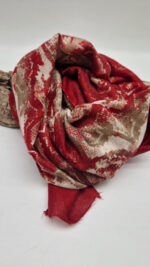Szal Bordo Serpente - obrazek 10