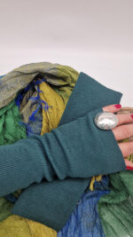 Szal Zieleń niebo i pistacje - obrazek 12