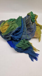 Szal Zieleń niebo i pistacje - obrazek 15