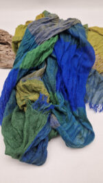 Szal Zieleń niebo i pistacje - obrazek 17