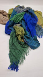 Szal Zieleń niebo i pistacje - obrazek 18