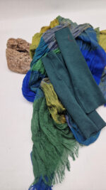 Szal Zieleń niebo i pistacje - obrazek 19