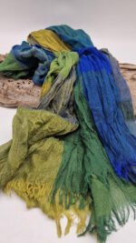 Szal Zieleń niebo i pistacje