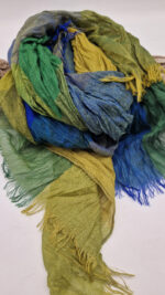 Szal Zieleń niebo i pistacje - obrazek 9