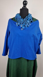 Bluzka Kobaltowa Laila - obrazek 15
