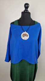 Bluzka Kobaltowa Laila - obrazek 5