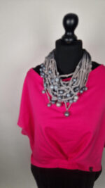 Bluzka Laila Madżenta - obrazek 6