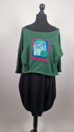 Zielona Iris - Wariacja z Irysami - obrazek 3