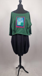 Zielona Iris - Wariacja z Irysami - obrazek 4