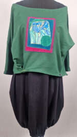 Zielona Iris - Wariacja z Irysami - obrazek 5