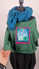 Zielona Iris - Wariacja z Irysami - obrazek 8