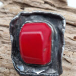 Pierścionek Koralowa Miłość