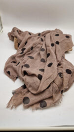 Szal Cappuccino w kropki - obrazek 13