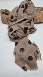 Szal Cappuccino w kropki - obrazek 8