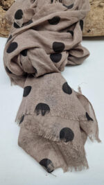 Szal Cappuccino w kropki - obrazek 9