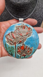 Wisior Kwiaty na niebie - obrazek 3