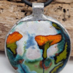 Wisior Niebiańska Liliana