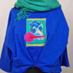 Kobaltowa Iris - Wariacja z Irysami