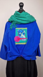 Kobaltowa Iris - Wariacja z Irysami