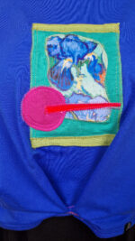 Kobaltowa Iris - Wariacja z Irysami - obrazek 4