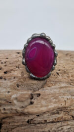 Pierścionek Agata Pink