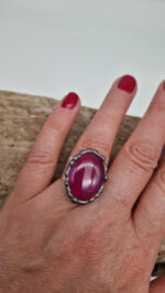 Pierścionek Agata Pink - obrazek 6