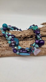 Naszyjnik Turkusowa Violet - obrazek 2