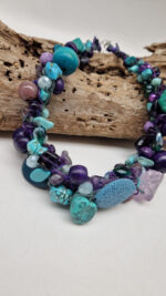 Naszyjnik Turkusowa Violet - obrazek 5