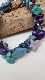Naszyjnik Turkusowa Violet - obrazek 6
