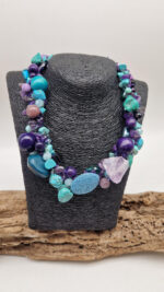 Naszyjnik Turkusowa Violet - obrazek 7