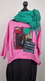 Bluzka Różowy Manhattan