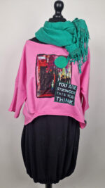 Bluzka Różowy Manhattan - obrazek 6