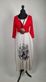 Sukienka Milunga Jasna M/L - obrazek 2