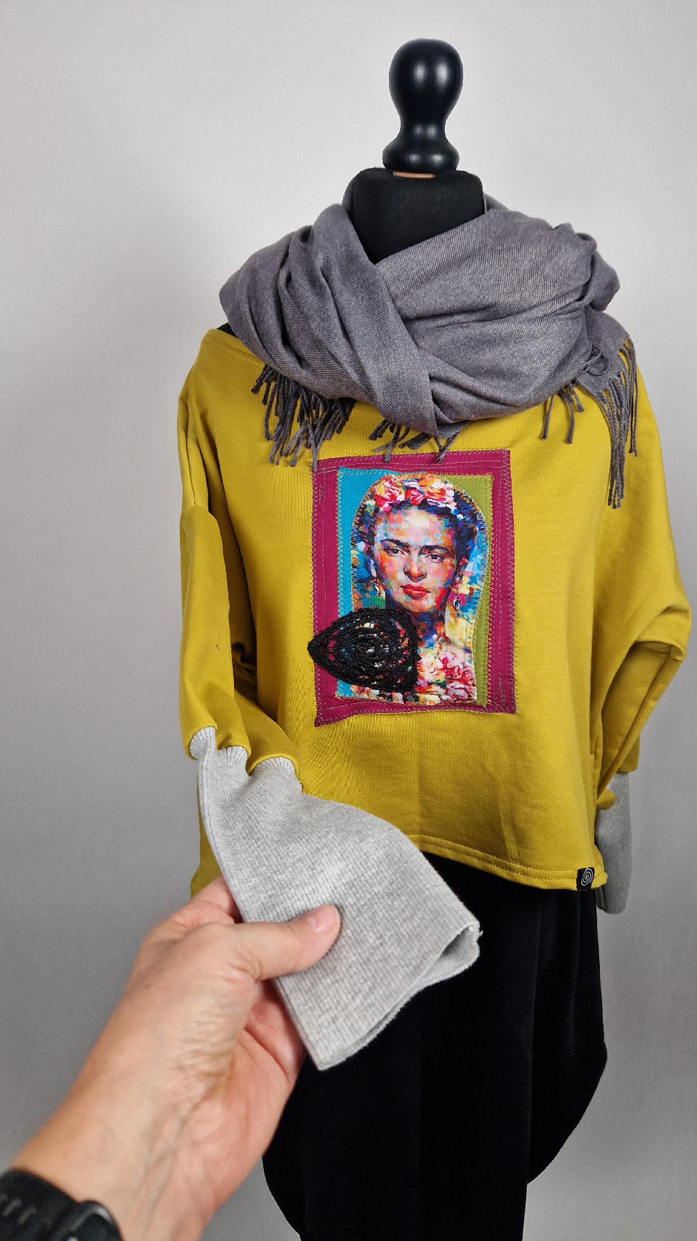Bluzka_zolta_frida_5 miodowa Frida Szrata - obrazek 1